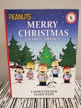 Peanuts Snoopy Pink Ladies Velour Pajama Pants Size Medium